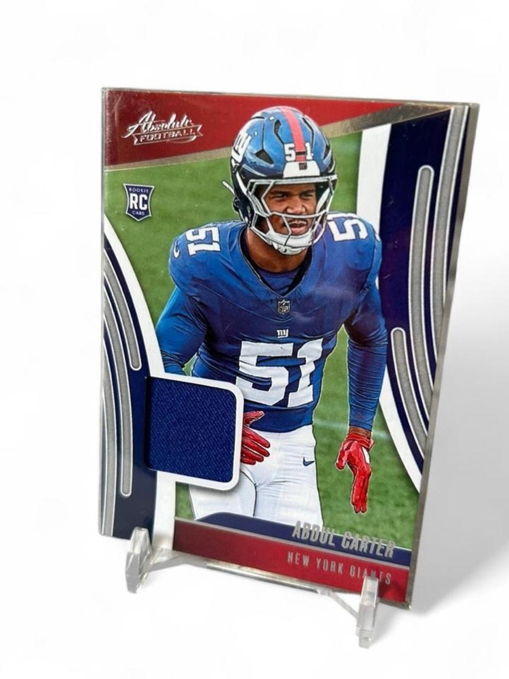 2025 Panini Absolute Abdul Carter Rookie Materials patch card